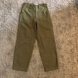 Madewell Griff Fatigue Pants, Desert Olive, 25